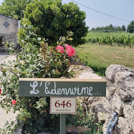 Дом отдыха L'edenwine Jardin Clos Et Privatif